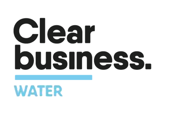 Clear business water logo colour logo