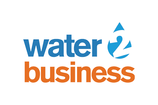 water 2 business colour logo