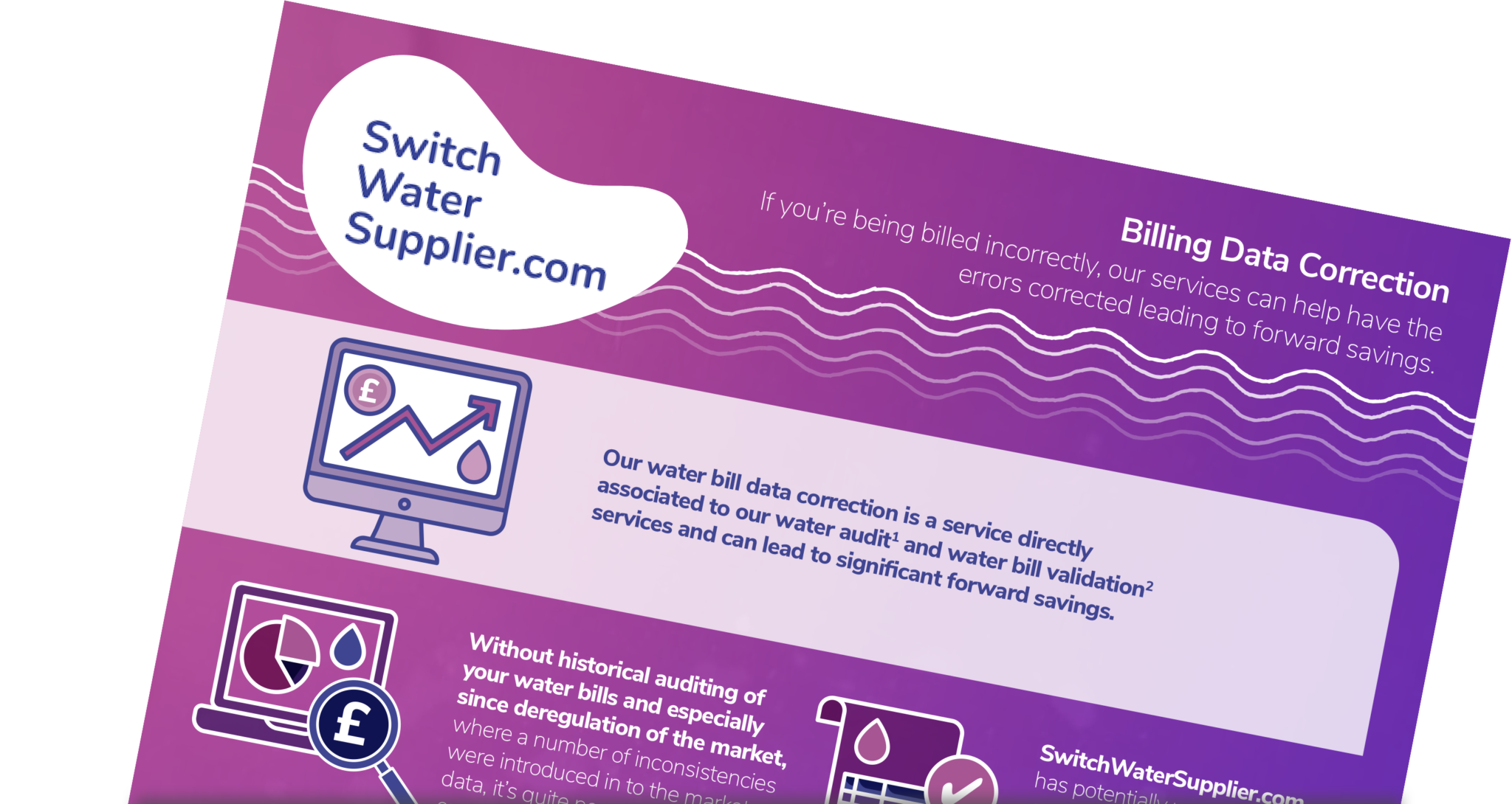 Water Billing Data Correction Switch Water Supplier