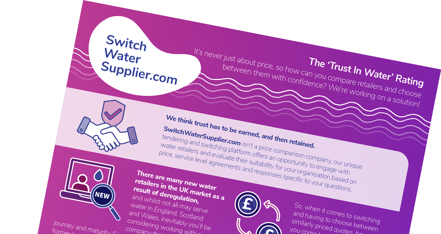 The 'Trust In Water' Rating Switch Water Supplier